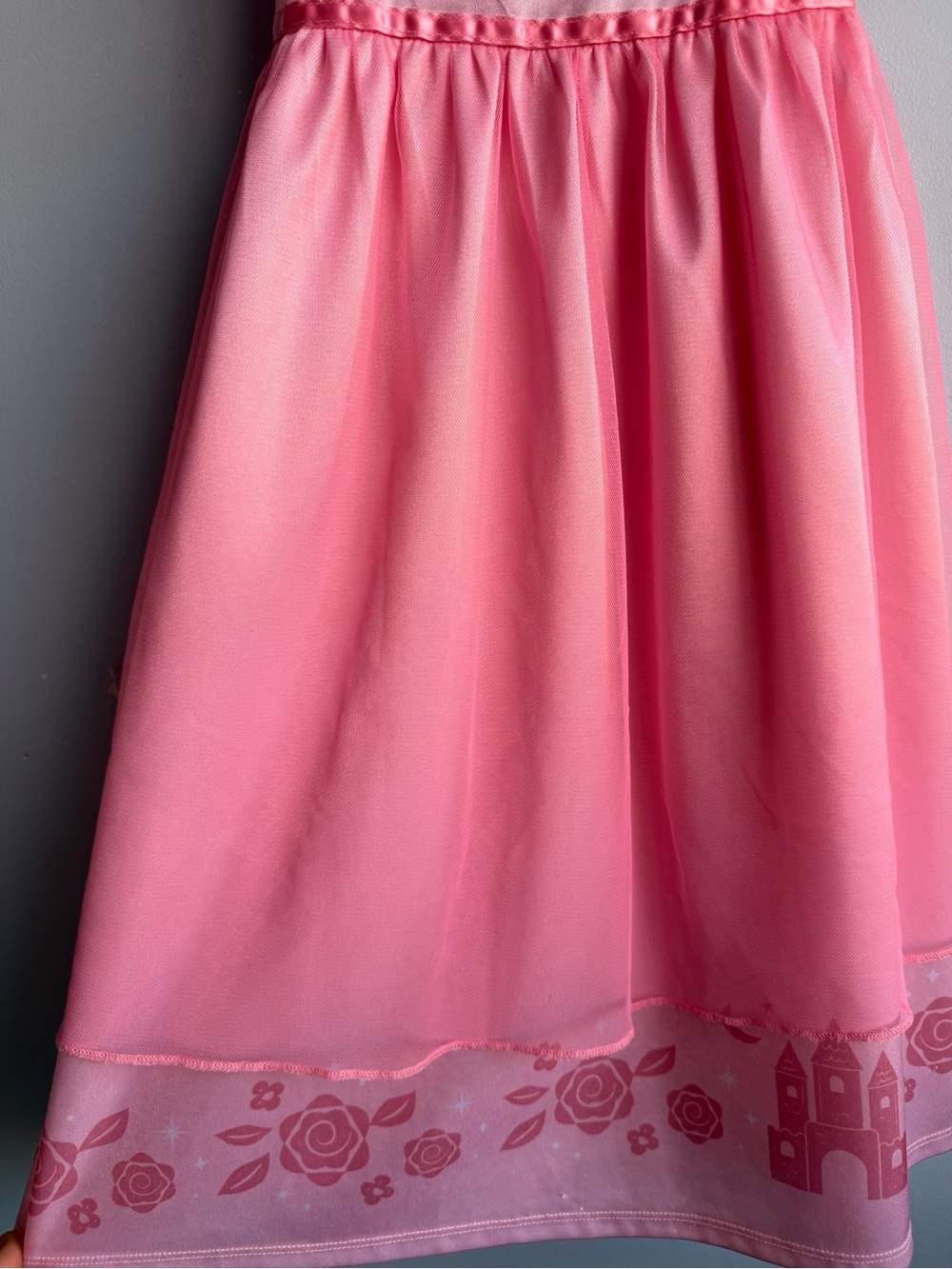 Girls Pink Disney Princess Nightgown Dress Size 5T - Picture 6 of 14